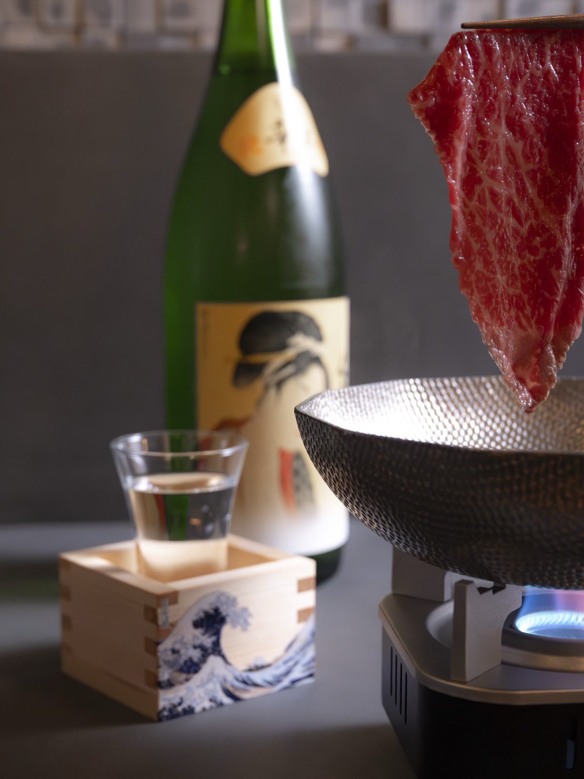 Signature Dish: Wagyu Shabu-Shabu with Sake Broth